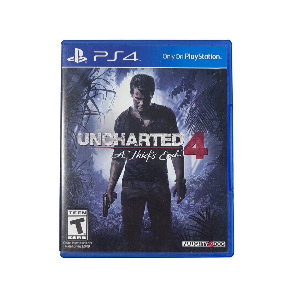 Uncharted 4 A Thief's End Sony PlayStation 4 PS4 Video Game Naughty Dog 2016